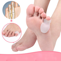 1 Pair Silicone Gel Small Toe Separator Bunion Correction Guard Foot Bone Feet Care