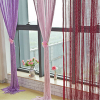 100x200CM Glitter Tassel String Line Door Window Curtain Room Divider Screen Decor