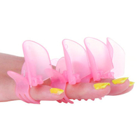 10Pcs/Set Nail Polish Protection Clips Nails Tools Manicure Varnish Protector Covers Pink