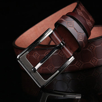 115-125CM Men Causal Needle Buckle Belt European American Style Pin Buckle Waistband