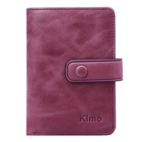 12 Card Slots Genuine Leather Small Wallet