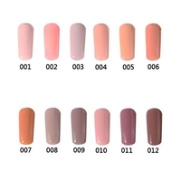 12 Colors Nano White Naked Color System UV Gel Polish Soak-off Nail Art 12ml