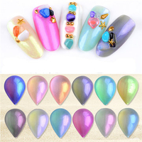 12 Colors Pearl Shell UV Gel Polish Soak-Off Symphony Shiny Color Builder Mermaid Glue