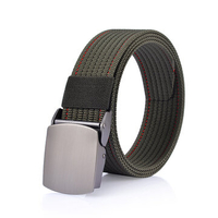 125CM Men Nylon Alloy Buckle Belt Casual Outdoor Sport Military Tactical Durable Pants Strip