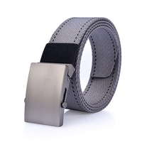 125CM Men Nylon Line Belt Alloy Buckle Outdoor Sport Military Tactical Durable Pants Strip