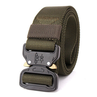 125CM Mens Outdoor Tactical Military Equipment Army Outer Waistband Nylon Combat Buckle Belts