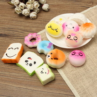 13PCS Simulation Cute Soft Squishy Super Slow Rising Ballchain Kid Toy Collection