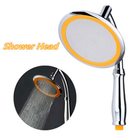 150mm Diameter Best High Turbo Pressure Shower Head Chrome Bath Powerful Energy Water Saving