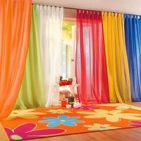 1mx2m Solid Color Blackout Curtains Anti-mosquito Window Shades Tulle Divider Sheer Curtain Home Dec