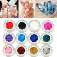 1Pc 3D Sculpture Carving UV Gel Nail Art Manicure Design DIY 12 Colors