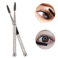 1Pc Eyelashes Brush Curler Comb Long Mascara Applicator Rhinestone Makeup Brushes Tools