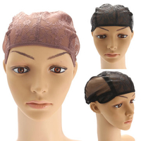 1Pc Wig Cap Stretchable Lace Wig Caps Weaving Tools For Making Wigs With Adjustable Straps