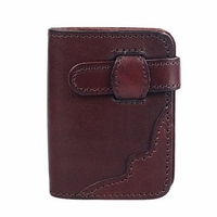20 Card Slots Genuine Leather Card Holder Cowhide Vintage Casual Wallet