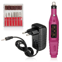 200V~240V Electric Nail Art 6 Drills Carve Engraving Machine Tool Set
