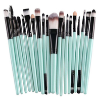 20Pcs Makeup Brushes Kit Blush Foundation Eyeshadow Eyeliner Cosmetic Powder Brush