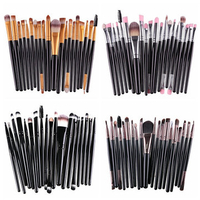 20Pcs Pro Makeup Brushes Set Brush Kit Cosmetic Powder Blsuh Foundation Synthetic Hair