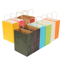 21*27 *11cm Paper Gift Packaging Bag Shopping Multicolor Wedding Party Supply