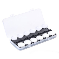 24 Circles Nail Makeup Color Palette Box Cosmetic Foundation Painting Maincure Art Tool