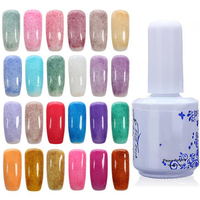 24 Colors 15ml Velvet Styles Nail Art Soak Off UV Gel Polish