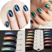 24 Colors Cat Eye Color Changing Nail Art UV Gel Polish 12ml