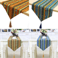2M Mandala Bohemia Tassel Long Double Sides Table Runner Wedding Party Decoration