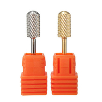 2Pcs 3/32" Carbide Nail Art Drill Bit Electric Manicure Machine Salon