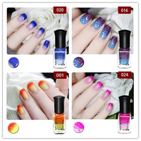 30 Colors Temperature Change Matte Nail Polish Color Gradient Varnish Lacquer Quick Drying Peel Off