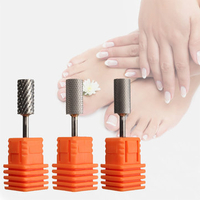3/32" Nails Drill Bits Files Cylinder Carbide For Nail Art Salon Electric Manicure Tools 3 Styles