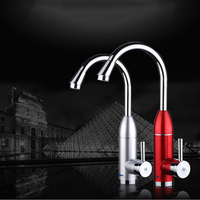 360° Electric Instant Faucet Tap Water Heater Hot & Cold Mixer Kitchen Bathroom Sink UK Plug