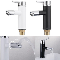 360° Rotating Water Tap Basin Kitchen Bathroom Wash Basin Faucet Accessories Two Optional Color