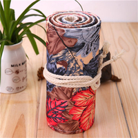 36/48/72 Holes Drawing Pencil Roll Up Holder Sketching Bag Pencil Case