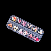 3D Colorful Nail Art Decoration Resin Rhinestone Chocolate Ice Cream Donuts Cake DIY
