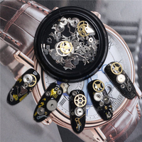 3D DIY Steampunk Nail Art Decoration Tips Mechanical Component Gear Wheel Metal Design Accessories
