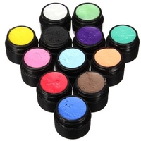 3D UV Manicure Gel Sculpture Design Nail Art Tip Glue Creative Decoration 12 Colors
