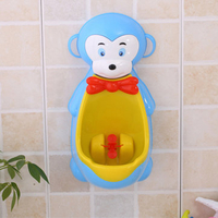 4 Colors Children Urinal Potty Toilet Training Monkey Kids Urinal For Boys Pee Trainer Bathroom