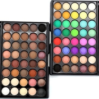40 Colors Shining Makeup Eyeshadow Shimmer Eye Shadow Palette Neutral Nude Cosmetic Portable
