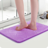 40x60cm Absorbent Soft Memory Foam Mat Bath Rug Antislip Carpet
