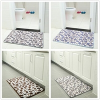 40x60cm Memory Foam Non-slip Floor Door Rug Bathroom Absorbent Flannel Stone Mat