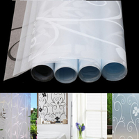 45*200cm Bedroom Bathroom Home Glass Window Door Privacy Film Sticker PVC Frosted