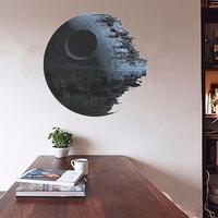 45cm Removable Death Star Wars Wall Stickers Art Vinyl Decal Kids Bedroom Home Wall Decor