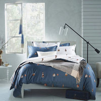 4pcs Suit Cotton Conch Predestined Love Printed Thicken Bedding Sets Quilt Cover Queen King Size