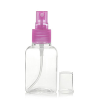 50ml Travel Transparent Empty Spray Bottle Plastic Mini Perfume Water Holder