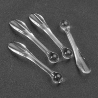 50Pcs Acrylic Facial Mask DIY Mixing Spatulas Scoop Eye Cream Massage Sticks Tool