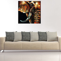 50x50cm Elephant Picture Unframed Huge Modern Abstract Art Oil Painting Canvas