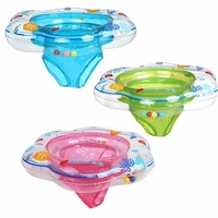 52*21Cm Baby Pool Float Toy Infant Ring Toddler Inflatable Ring Sit in Swimming Pool