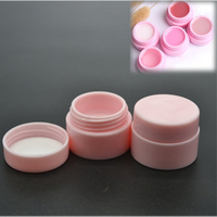 5g White Gel Nail Empty Bottles Plastic Nails Art Container Makeup Pot Tool 3 Colors