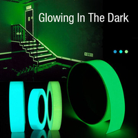5mx15mm Luminous Tape Self-adhesive Green Blue Glowing In The Dark Safety Stage Home Decor