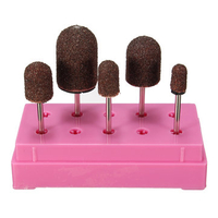 5Pcs Electric Nail Drill Bits Polish File Cuticle Manicure Pedicure Sanding Salon Tools