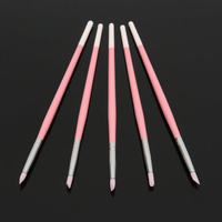 5Pcs/Kit Silica Gel Nail Pen Manicure Engraving Hollow Tools