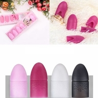 5Pcs/Set Silicon UV Gel Polish Remover Caps Acrylic Nail Art Wrap Cleaner Clip